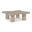 Cove Oak Veneer and Solid Wood Coffee Table In Natural