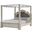 Coventry King Upholstered Panel Canopy Bed
