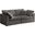 Cozy Velvet Comfort 2 Seater Modular Sofa with Arm Support In Grey