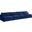 Cozy Velvet Comfort 4 Piece Modular Armless Sofa In Navy