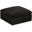 Cozy Velvet Ottoman In Black