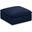 Cozy Velvet Ottoman In Navy