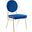 Craft Performance Velvet Dining Side Chair In Gold Navy