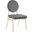 Craft Performance Velvet Dining Side Chairs Set of 2 In Gold Gray