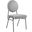 Craft Upholstered Fabric Dining Side Chairs In Black Light Gray