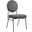 Craft Upholstered Fabric Dining Side Chairs Set of 2 In Black Charcoal