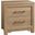 Crafted 2 Drawer Nightstand In Bleached Cherry