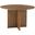 Crafted 48 Inch Round Table With Wood Base In Medium Cherry