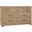Crafted 7 Drawer Dresser In Bleached Cherry