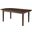 Crafted 72 Inch Surfboard Table With 1.25 Inch Top In Dark Cherry