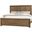 Crafted King Six Panel Bed In Medium Cherry