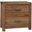 Crafted Oak 2 Drawer Nightstand In Natural