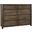 Crafted Oak 8 Drawer Dresser In Aged Grey