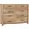 Crafted Oak 8 Drawer Dresser In Bleached White