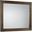 Crafted Oak Landscape Mirror In Aged Grey