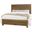 Crafted Queen Plank Bed In Medium Cherry