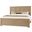 Crafted Queen Six Panel Bed In Bleached Cherry