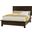 Crafted Queen Terrace Bed In Dark Cherry