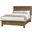 Crafted Queen Terrace Bed In Medium Cherry