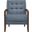 Crafton Accent Chair In Blue