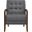 Crafton Accent Chair In Gray