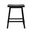 Creations II Black 24 Inch Sawhorse Barstool
