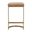 Traditions Cresta Counter Stool In Ivanhoe Toast and Brushed Gold