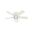 Crestfield 42 Inch Low Profile Ceiling Fan with LED Light Kit and Pull Chain In Fresh White