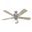 Crestfield 52 Inch Ceiling Fan with LED Light Kit and Handheld Remote In Brushed Nickel and Bleached Grey Pine