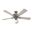Crestfield 52 Inch Ceiling Fan with LED Light Kit and Handheld Remote In Matte Silver and Light Gray Oak
