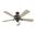 Crestfield 52 Inch Ceiling Fan with LED Light Kit and Handheld Remote In Noble Bronze and Bleached Grey Pine