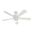 Crestfield 52 Inch Ceiling Fan with LED Light Kit and Pull Chain In Fresh White