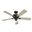 Crestfield 52 Inch Ceiling Fan with LED Light Kit and Pull Chain In Noble Bronze and Bleached Grey Pine