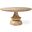 Crossman 60 Inch Round Blonde Solid Wood And Base Dining Table