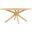 Crossroads 71 Inch Oval Wood Dining Table In Oak