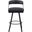 Crowley Swivel Pub Height Chair Set of 2 In Black