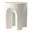 Crus Fiberglass Outdoor Side Table In White