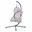 Crush Swing Chair In Light Gray