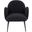 Crystalyn Boucle Accent Chair In Black