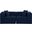 Cube Durable Linen Textured 2 Seater Modular Sofa with Arm Support In Navy