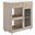 Culinary Kitchen Cart With Towel Bar In Oak White