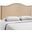 Curl Cafe Queen Nailhead Upholstered Headboard MOD-5206-CAF