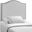 Curl Sky Gray Twin Nailhead Upholstered Headboard MOD-5209-GRY
