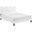 Current Performance Velvet Queen Platform Bed In White MOD-6735-WHI