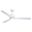 Curtiss 52 Inch LED Ceiling Fan In White