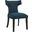 Curve Azure Fabric Dining Chair