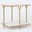 Curve Side Table In Gold
