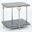 Curve Side Table In Silver