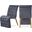 Curve Velvet Dining Chair Set of 2 In Grey