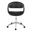 Curvo Upholstered 5 star Task Chair In Black and Chrome